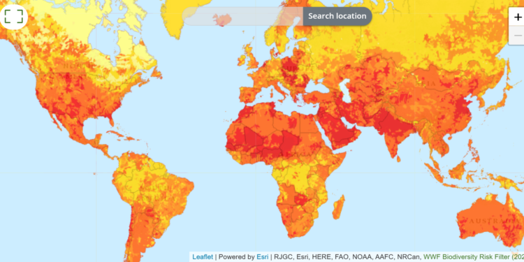 WWF’S new Biodiversity Risk Filter helps companies tackle nature-related risks